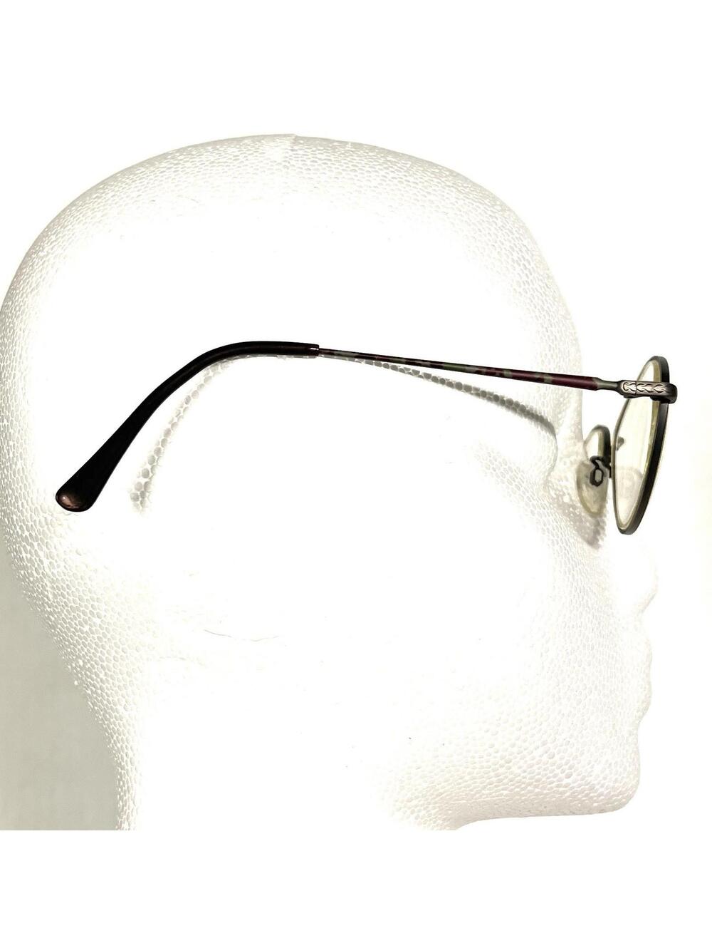 Tiara Eyeglasses Mod-714 DBU 53-16-140 FRAMES ONLY Metal Made In Japan - Picture 2 of 15